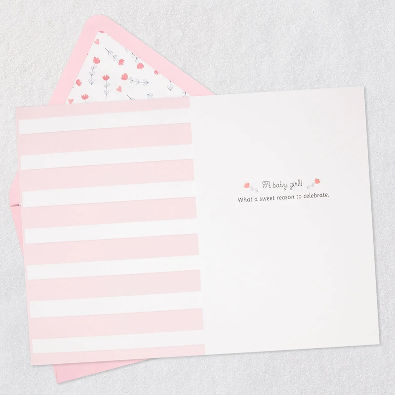 Sweet Reason to Celebrate New Baby Girl Card for only USD 8.59 | Hallmark