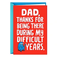 Thanks for Being There Funny Father's Day Card for Dad for only USD 3.99 | Hallmark