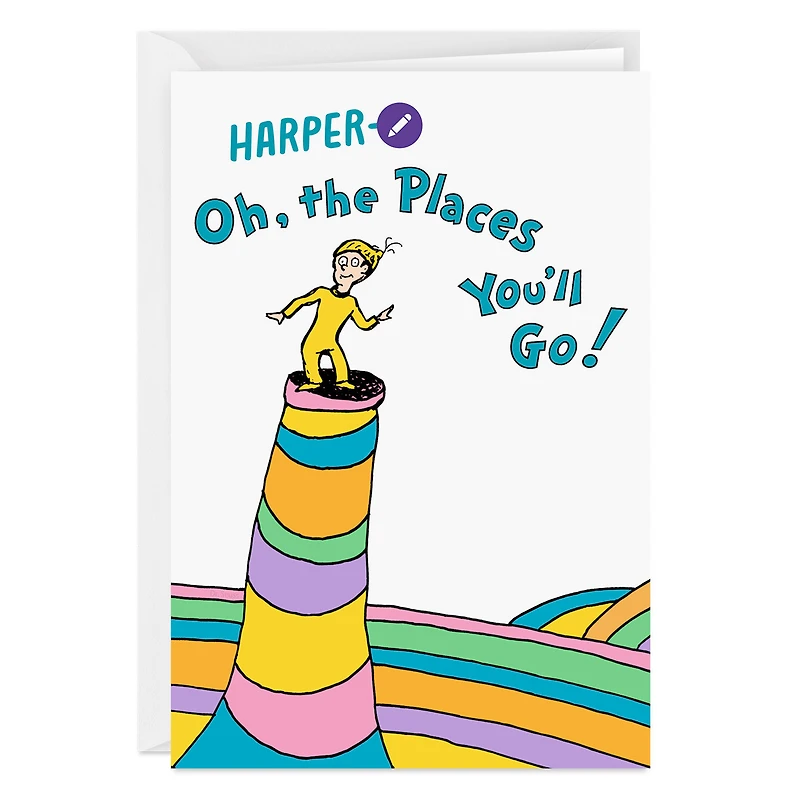 Personalized Dr. Seuss™ Oh, the Places You'll Go! Card for only USD 4.99 | Hallmark