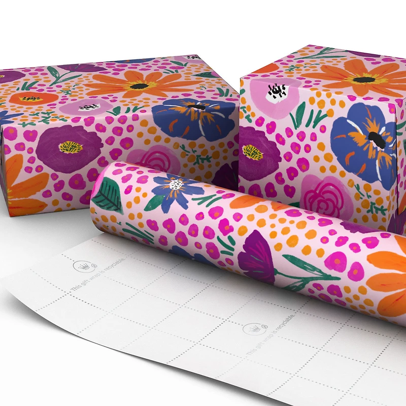 Garden Stroll Floral Wrapping Paper Roll, 20 sq. ft. for only USD 4.99 | Hallmark