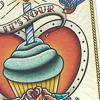 Somewhere Between "Fun" and "Regrettable Tattoo" Birthday Card With Temporary Tattoo for only USD 5.99 | Hallmark