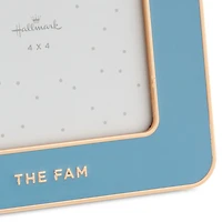 The Fam Blue Enamel Picture Frame, 4x4 for only USD 22.99 | Hallmark