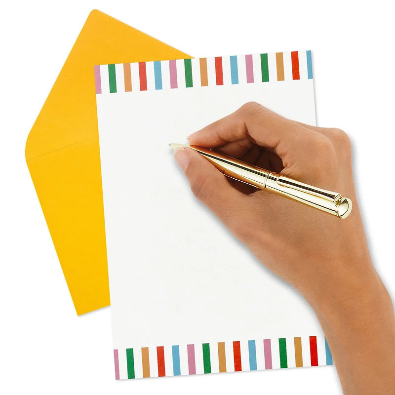 Bright Stripes on White Stationery Set, 36 Sheets for only USD 15.99 | Hallmark