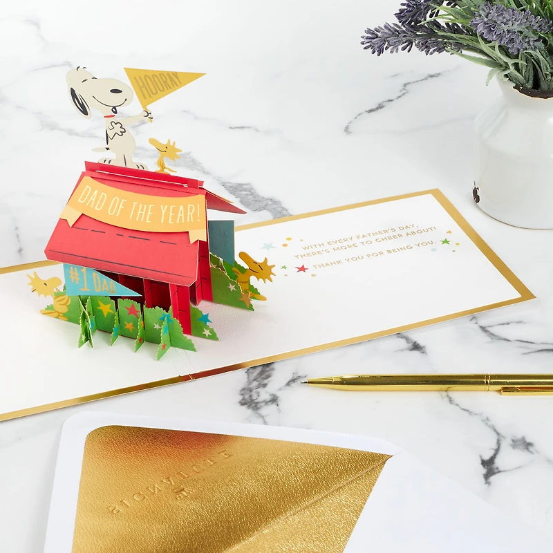 Peanuts® Snoopy #1 Dad 3D Pop-Up Father's Day Card for only USD 14.99 | Hallmark