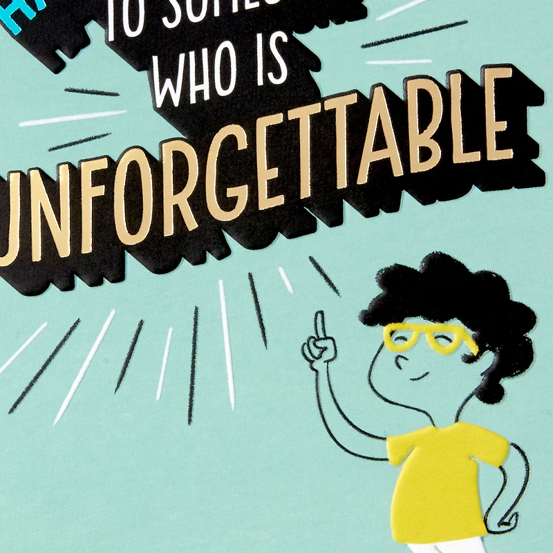 You're Unforgettable Funny Pop-Up Birthday Card for only USD 4.99 | Hallmark