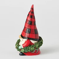 Jim Shore Heartwood Creek Gnome Wearing Wreath Figurine, 5.51" for only USD 32.99 | Hallmark
