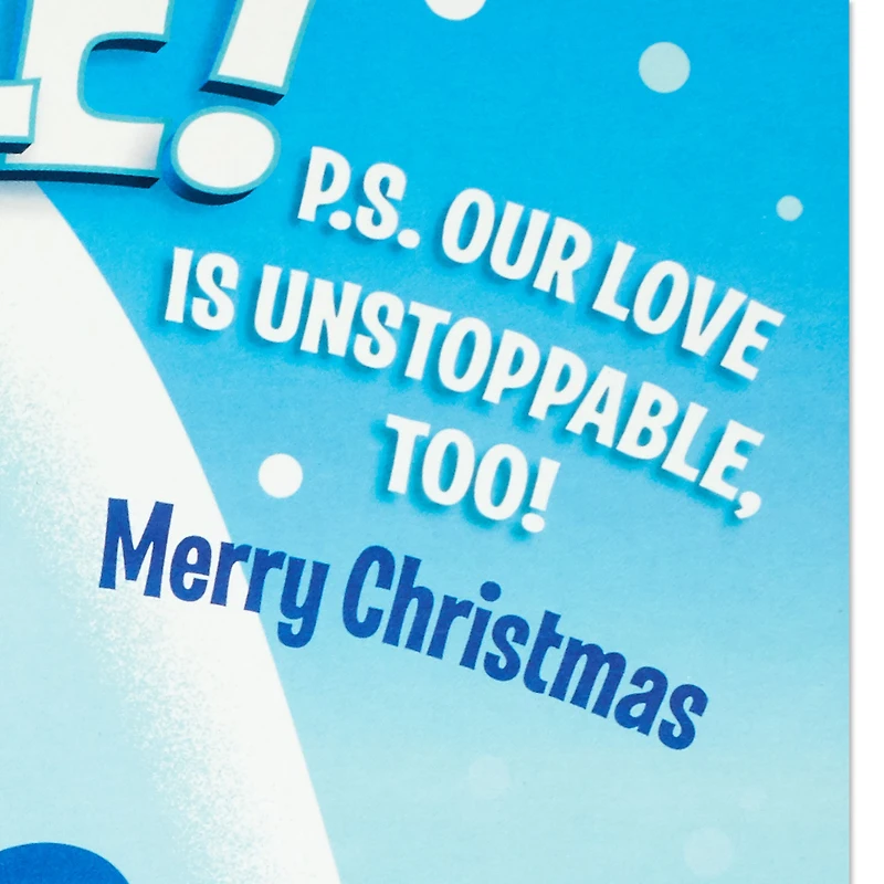 Unstoppable Fun and Love Pop-Up Christmas Card for Grandson for only USD 3.99 | Hallmark