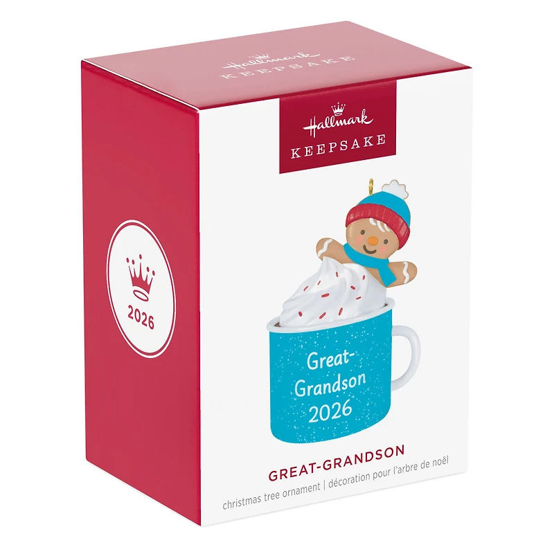 Great-Grandson Hot Cocoa Mug 2026 Ornament for only USD 18.99 | Hallmark