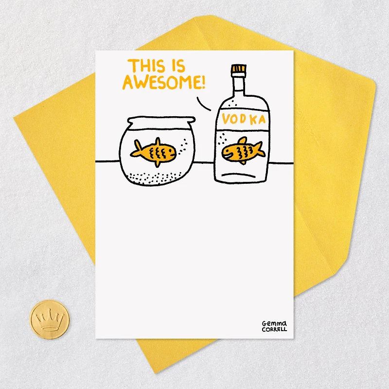 Spend Your Day in Good Spirits Funny Birthday Card for only USD 3.99 | Hallmark
