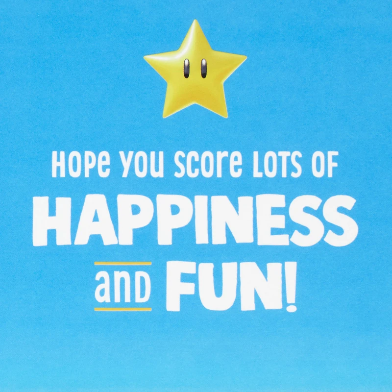 Nintendo Super Mario™ Game On! Lenticular Birthday Card for Kids for only USD 6.99 | Hallmark