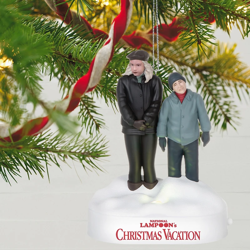 National Lampoon's Christmas Vacation™ Collection Audrey and Russ Griswold Ornament With Light and Sound for only USD 22.49 | Hallmark