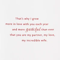My Partner, My Love Christmas Card for Wife for only USD 6.99 | Hallmark
