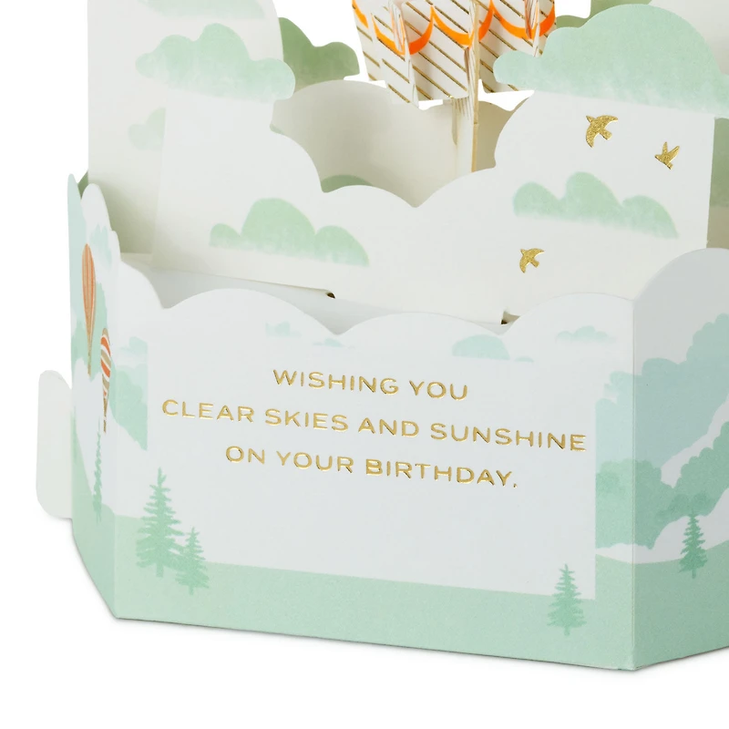 Hot Air Balloon 3D Pop-Up Birthday Card for only USD 7.99 | Hallmark