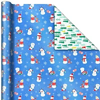 Santa and Friends 3-Pack Reversible Christmas Wrapping Paper, 120 sq. ft. for only USD 16.99 | Hallmark