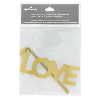 Gold "Love" Die-Cut Gift Trim for only USD 4.49 | Hallmark