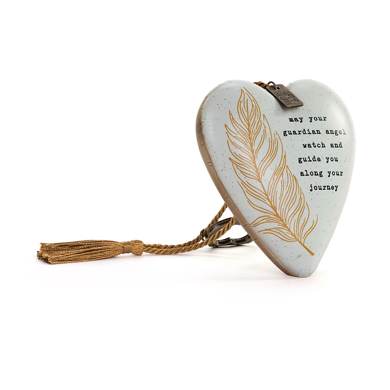 Demdaco Guardian Angel Art Heart With Key Stand for only USD 22.99 | Hallmark