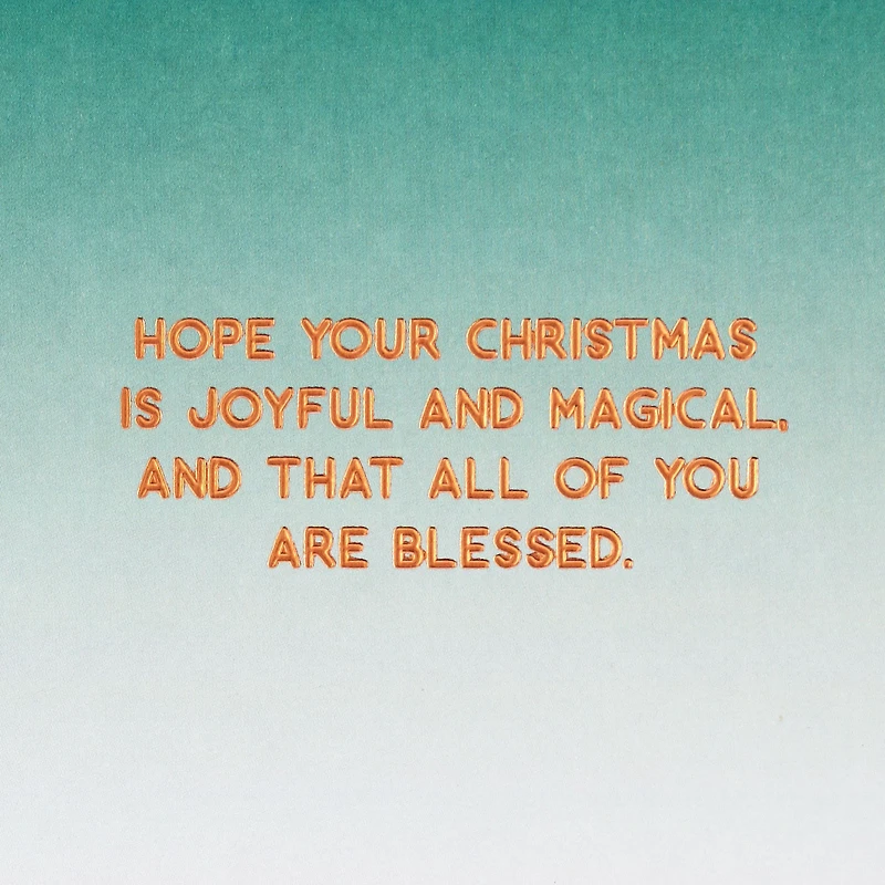 Joyful Wishes Christmas Card for Nephew and His Family for only USD 3.99 | Hallmark