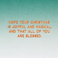 Joyful Wishes Christmas Card for Nephew and His Family for only USD 3.99 | Hallmark