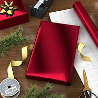Solid Red Foil Christmas Wrapping Paper Roll, 22.5 sq. ft. for only USD 4.99 | Hallmark