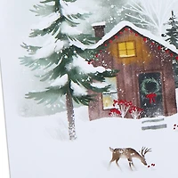 Snowy Cabin and Deer Packaged Christmas Cards, Set of 5 for only USD 5.00 | Hallmark