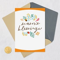 Season's Blessings Thanksgiving Card for only USD 3.99 | Hallmark