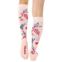 Living Royal Peach Floral Compression Socks for only USD 15.00 | Hallmark