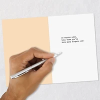 This Many (Middle) Fingers Old Funny Birthday Card for only USD 3.99 | Hallmark