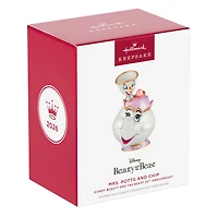 Disney Beauty and the Beast 35th Anniversary Mrs. Potts and Chip Ornament for only USD 26.99 | Hallmark