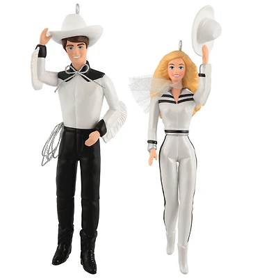 Barbie™ and Ken™ Western Stars Ornaments, Set of 2 for only USD 61.99 | Hallmark