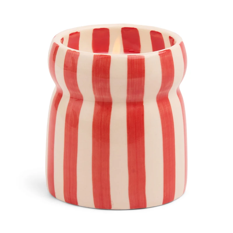 Paddywax Hibiscus Bay Red-Striped Cabana Candle, 6.5 oz. for only USD 26.99 | Hallmark