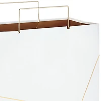 White With Gold Large Square Gift Bag, 10.4" for only USD 6.99 | Hallmark