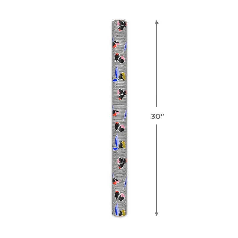 Bold Floral and Stripe Wrapping Paper Roll, 20 sq. ft. for only USD 4.99 | Hallmark