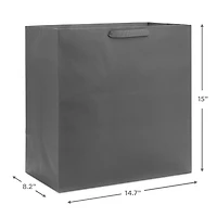 15" Gray Extra-Deep Gift Bag for only USD 5.49 | Hallmark