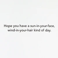 A Sun-in-Your-Face Kind of Day Funny Birthday Card for only USD 3.99 | Hallmark