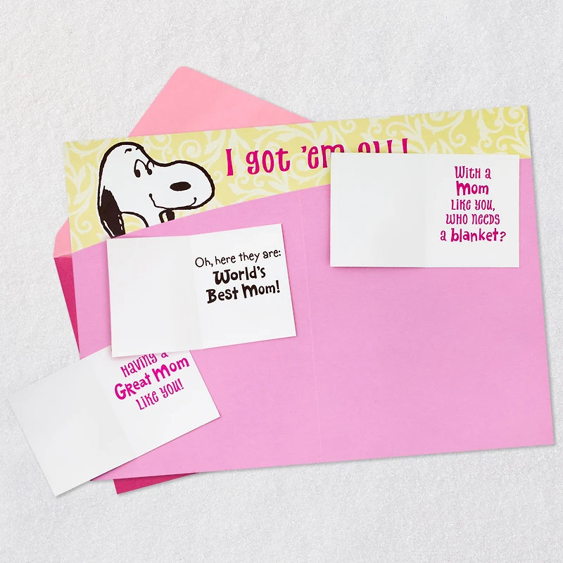 Peanuts® Snoopy Shopping Funny Mother's Day Card With Mini Cards for only USD 5.99 | Hallmark