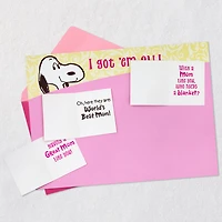 Peanuts® Snoopy Shopping Funny Mother's Day Card With Mini Cards for only USD 5.99 | Hallmark