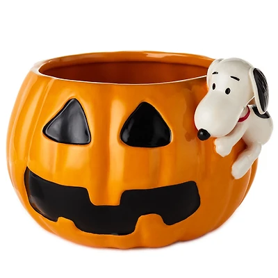 Peanuts® Pumpkin Candy Bowl With Snoopy for only USD 44.99 | Hallmark
