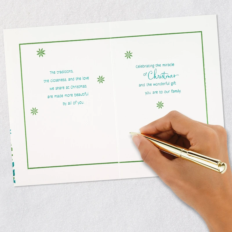 You're a Wonderful Gift Christmas Card for Daughter and Family for only USD 5.59 | Hallmark