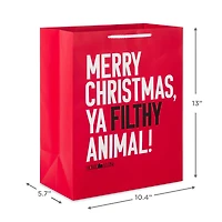 13" Home Alone Funny Quote Large Christmas Gift Bag for only USD 4.49 | Hallmark