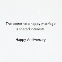 Shared Interests Funny Anniversary Card for only USD 3.99 | Hallmark