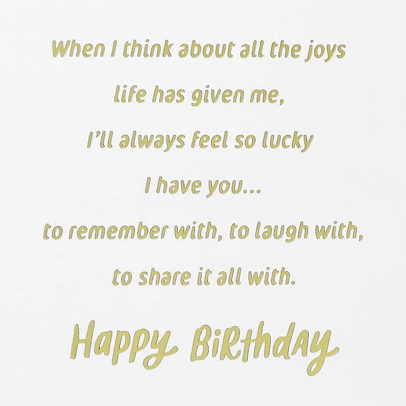 Lucky to Share It All With You Birthday Card for Sister for only USD 6.59 | Hallmark