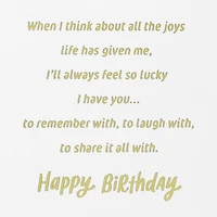 Lucky to Share It All With You Birthday Card for Sister for only USD 6.59 | Hallmark