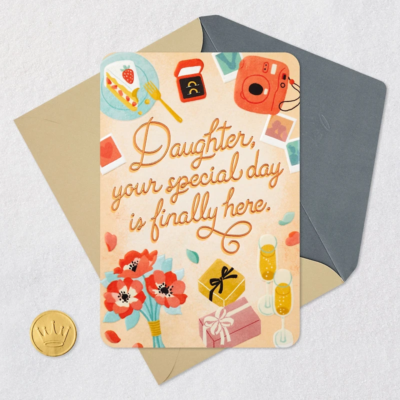 Your Special Day Is Here Wedding Card for Daughter for only USD 3.99 | Hallmark