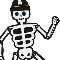 Poseable Skeleton on Skateboard Paper Craft Halloween Card for only USD 5.99 | Hallmark