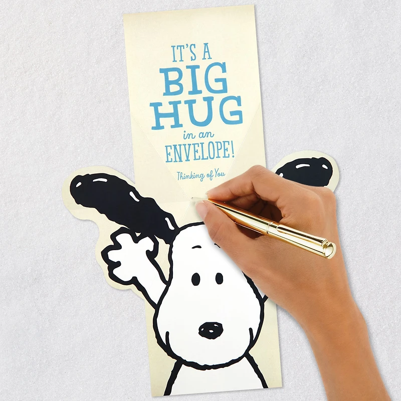 Peanuts® Snoopy Hug in an Envelope Funny Pop-Up Encouragement Card for only USD 5.59 | Hallmark