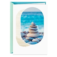Stacked Stones on the Beach Blank Card for only USD 3.99 | Hallmark