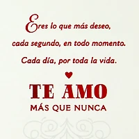 You Are the Love of My Life Spanish-Language Love Card for only USD 4.59 | Hallmark