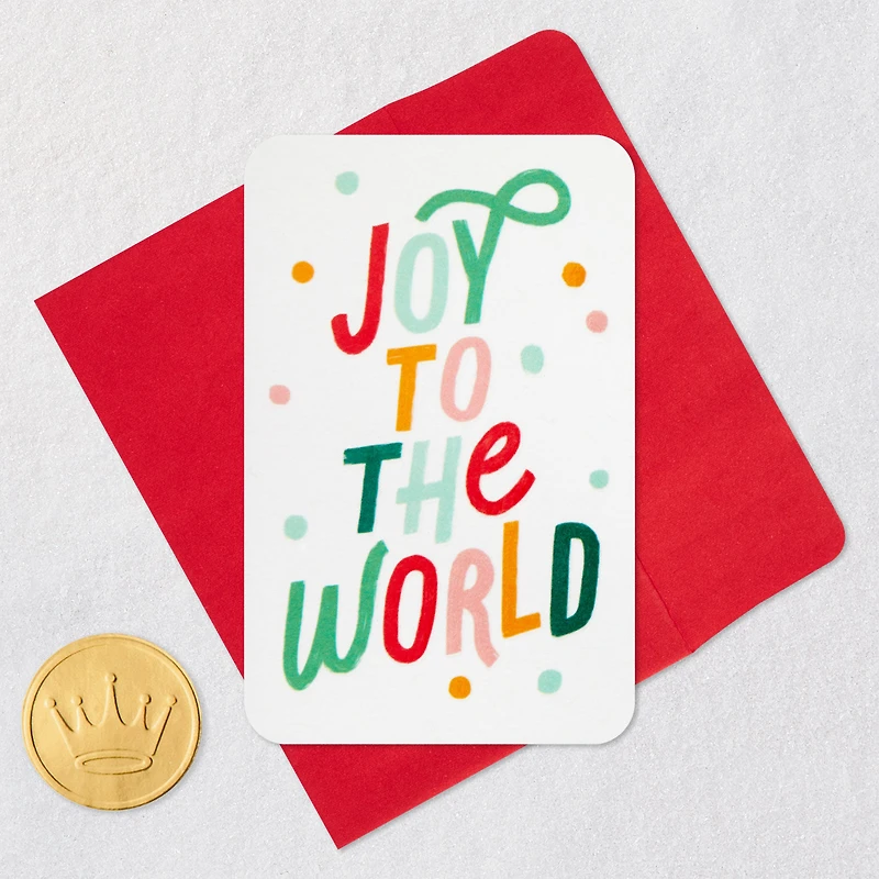 3.25" Joy to the World Christmas Card for only USD 1.99 | Hallmark