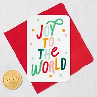 3.25" Joy to the World Christmas Card for only USD 1.99 | Hallmark