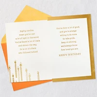 Keep On Shining 80th Birthday Card for only USD 4.99 | Hallmark